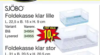 Harald Nyborg Foldekasse klar lille tilbud