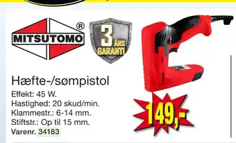 Hæfte-/sømpistol