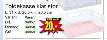 Harald Nyborg Foldekasse klar stor tilbud