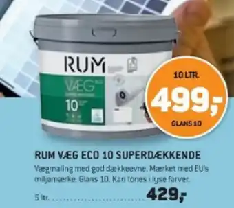 XL-BYG RUM VÆG ECO 10 SUPERDÆKKENDE tilbud