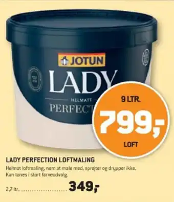 XL-BYG LADY PERFECTION LOFTMALING tilbud