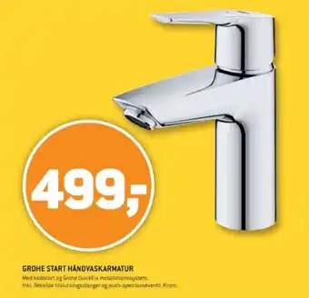 XL-BYG GROHE START HÅNDVASKARMATUR tilbud