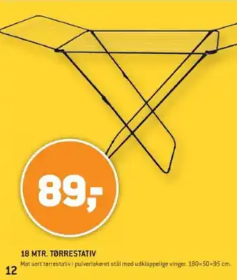 XL-BYG 18 MTR. TØRRESTATIV tilbud