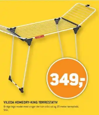 XL-BYG VILEDA HOMEDRY-KING TØRRESTATIV tilbud