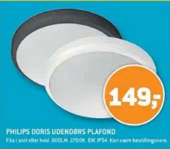XL-BYG PHILIPS DORIS UDENDØRS PLAFOND tilbud