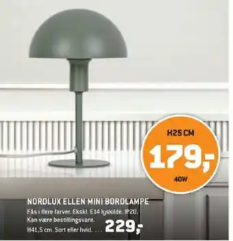 XL-BYG NORDLUX ELLEN MINI BORDLAMPE tilbud