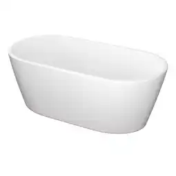 Bauhaus Camargue badekar visby 160x75 cm hvid tilbud
