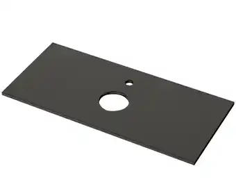 Bauhaus Bordplade stensund sort 100 cm tilbud