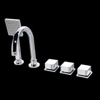 Bauhaus Camargue armatursæt clean square 5-huls tilbud