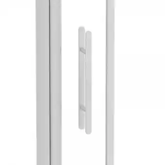 Bauhaus Satin vægprofil med håndtag til buet dør 198 cm tilbud