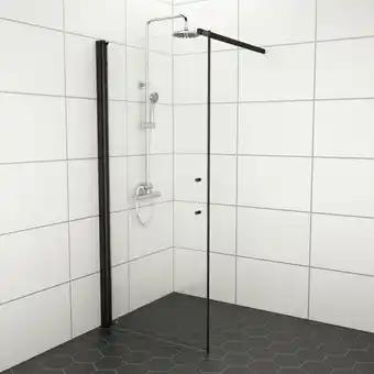 Bauhaus Sort profil til fast væg 198 cm tilbud