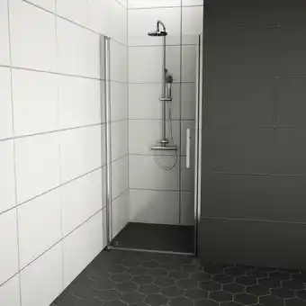 Bauhaus Krom vægprofil med magnet til bruseniche 198 cm tilbud