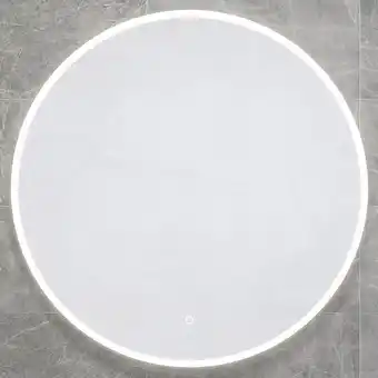 Bauhaus Camargue spejl skärgård ø100 cm led ramme ekskl tilbud