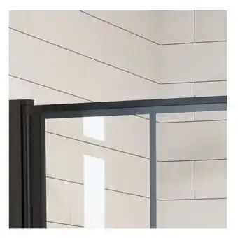 Bauhaus Camargue top/bundprofil skärgård t/2 døre sort 100 cm tilbud