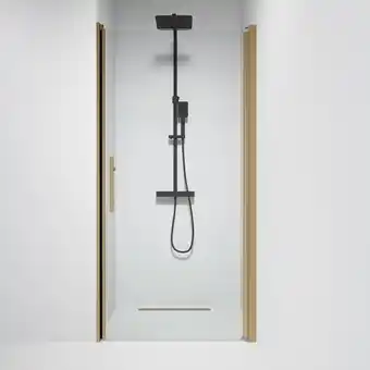 Bauhaus Camargue magnetprofil til bruseniche skärgård mat messing ekskl. glas tilbud