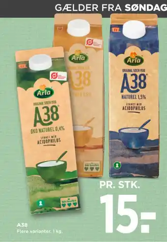 MENY A38 Flere varianter. 1 kg. tilbud