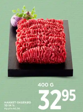 MENY HAKKET OKSEKØD 10-14 % tilbud