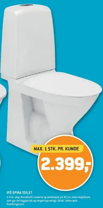 XL-BYG IFÖ SPIRA TOILET tilbud