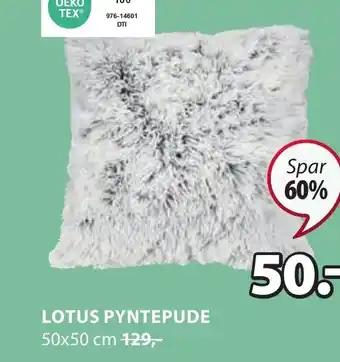 JYSK LOTUS PYNTEPUDE tilbud