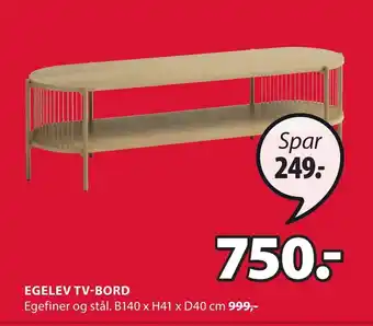 JYSK EGELEV TV-BORD tilbud
