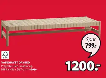 JYSK VADEHAVET DAYBED tilbud