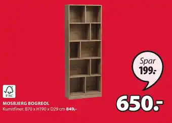 JYSK MOSBJERG BOGREOL tilbud