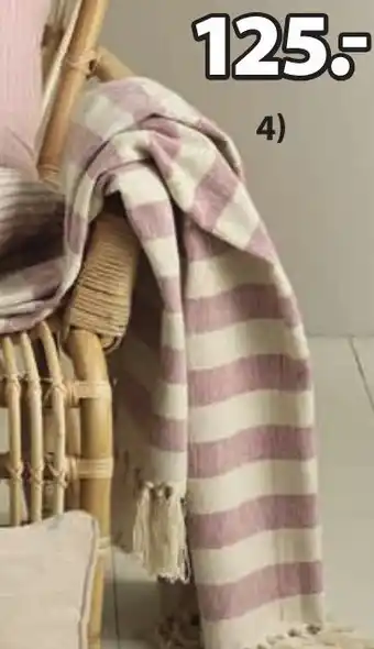 JYSK AMASONLILJE PLAID tilbud