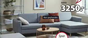 JYSK SVALBARD SOFA MED CHAISELONG tilbud
