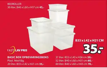 JYSK BASIC BOX OPBEVARINGSBOKS tilbud