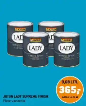 XL-BYG JOTUN LADY SUPREME FINISH tilbud
