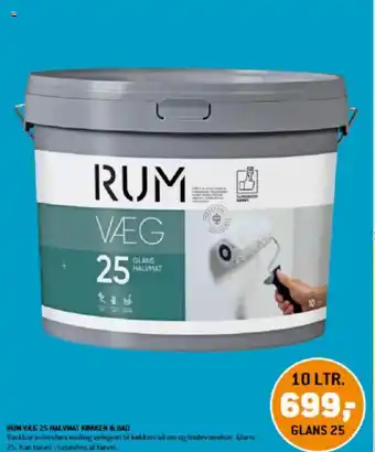 XL-BYG RUM VÆG 25 HALVMAT KØKKEN & BAD tilbud