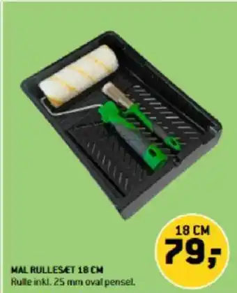 XL-BYG MAL RULLESÆT 18 CM tilbud