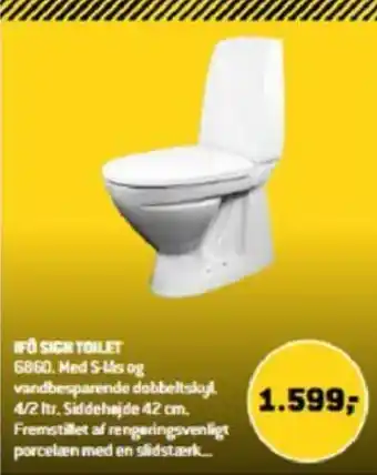 XL-BYG IFÖ SIGN TOILET tilbud