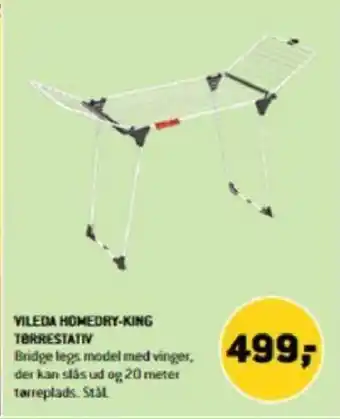 XL-BYG VILEDA HOMEDRY-KING TORRESTATIV tilbud