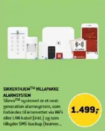 XL-BYG SIKKERTHJEMT VILLAPAKKE ALARMSYSTEM tilbud