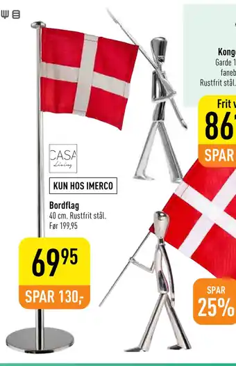 Imerco Bordflag tilbud