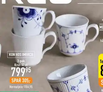 Imerco 3-pak krus 37 cl tilbud