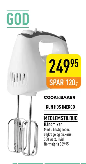 Imerco Håndmixer tilbud