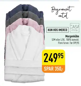 Imerco Morgenkåbe tilbud