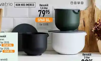 Imerco Eva røreskål tilbud