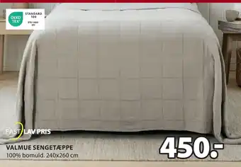JYSK Valmue sengetæppe tilbud