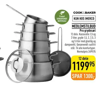Imerco Pro grydesæt tilbud