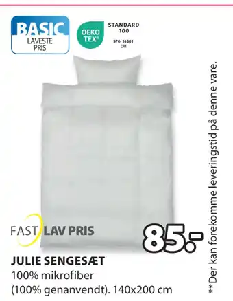 JYSK Julie sengesæt tilbud