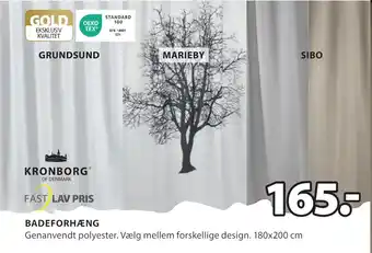JYSK Badeforhæng tilbud