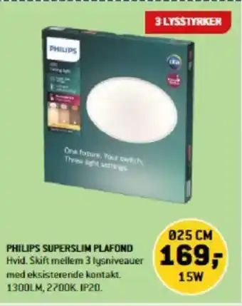 XL-BYG PHILIPS SUPERSLIM PLAFOND tilbud