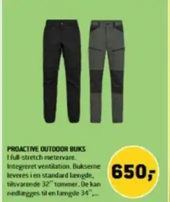 XL-BYG PROACTIVE OUTDOOR BUKS tilbud