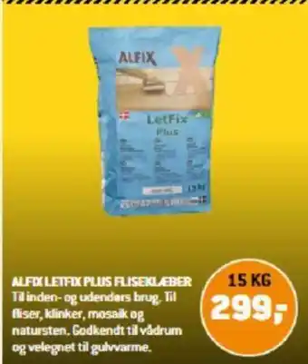 XL-BYG ALFIX LETFIX PLUS FLISEKLÆBER tilbud
