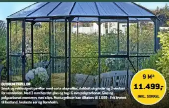 XL-BYG OUTRIUM PAVILLON tilbud