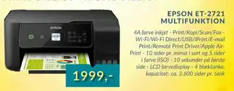 CBC Epson et-2721 multifunktion tilbud