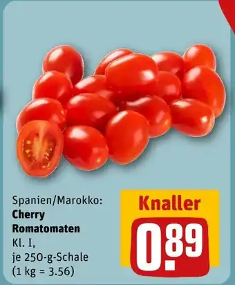 REWE DE Cherry Romatomaten tilbud